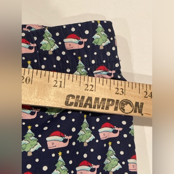 Vineyard Vines Santa Whale & Tree Pajama Sleep Lounge Pants Drawstring Size 3XB - Picture 5 of 7